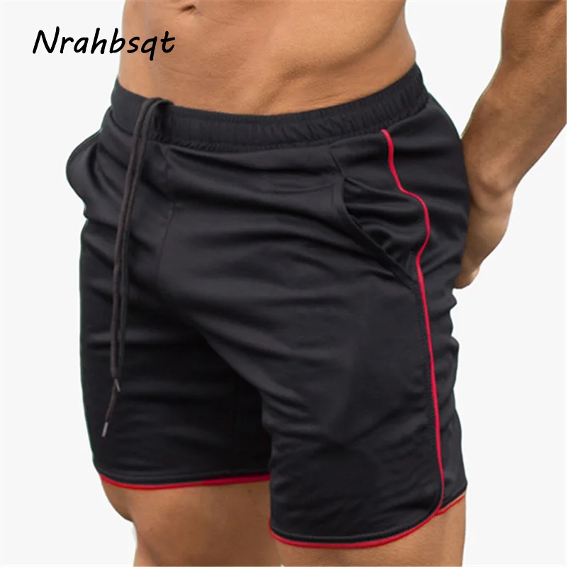 NRAHBSQT новые спортивные мужские шорты для фитнеса Бодибилдинг Бег тренировки мужские укороченные шорты для бега на открытом воздухе DK004