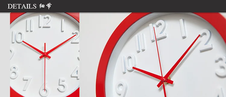С цифрами пластмассовые настенные часы в минималистском стиле современный беззвучное тихое круг кварцевые часы Спальня Гостиная часы детская одежда от a Generation of Fat