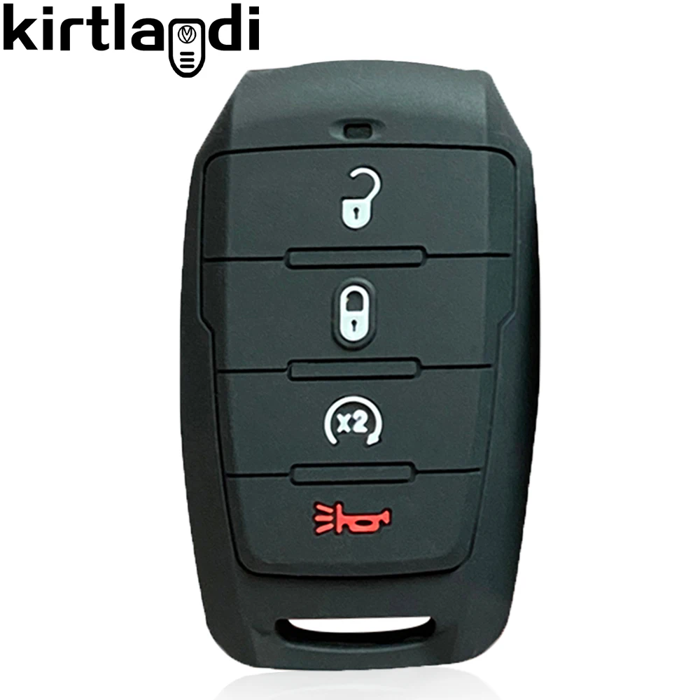 Silicone Key Holder Cover for Dodge RAM Truck Remote Key Fob