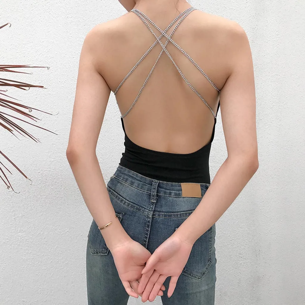 Bodysuit For Women Classic High Fashion Women's Intimates Smooth Sleeveless Teddy Bodysuit Ladies Jumpsuit Sexy Female Onesies Bodysuit For Women Classic High Fashion Women's Intimates Smooth Sleeveless Teddy Bodysuit Ladies Jumpsuit Sexy Female Onesies
