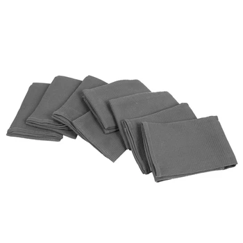 

8 Pieces / Set of Kitchen Towels Classic Cotton Tea Towel Dish Cloth Absorbent Hair Machine Tableware Household High Absorption