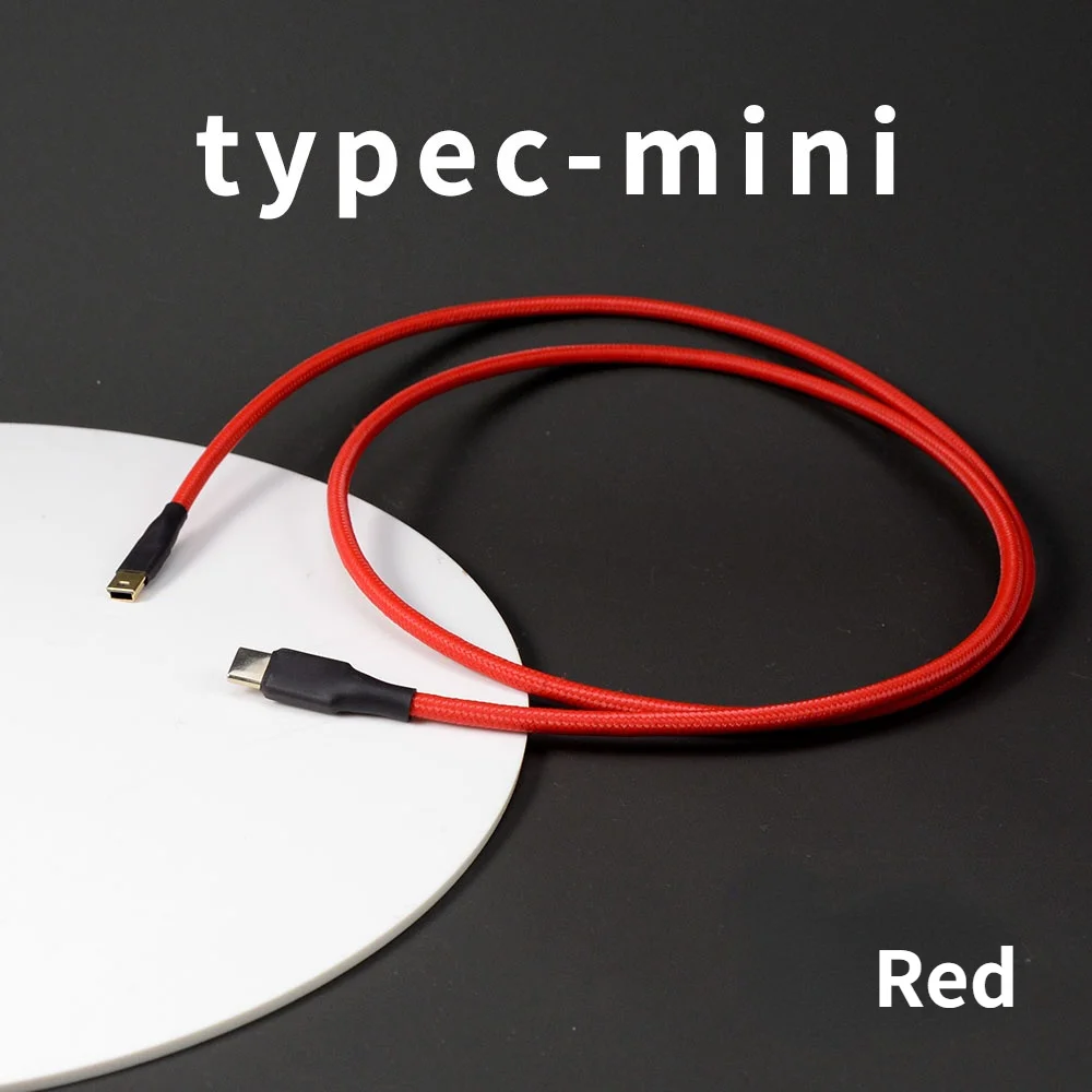 Черно-красные удлинители для электронной клавиатуры миди-кабели USB Type-C