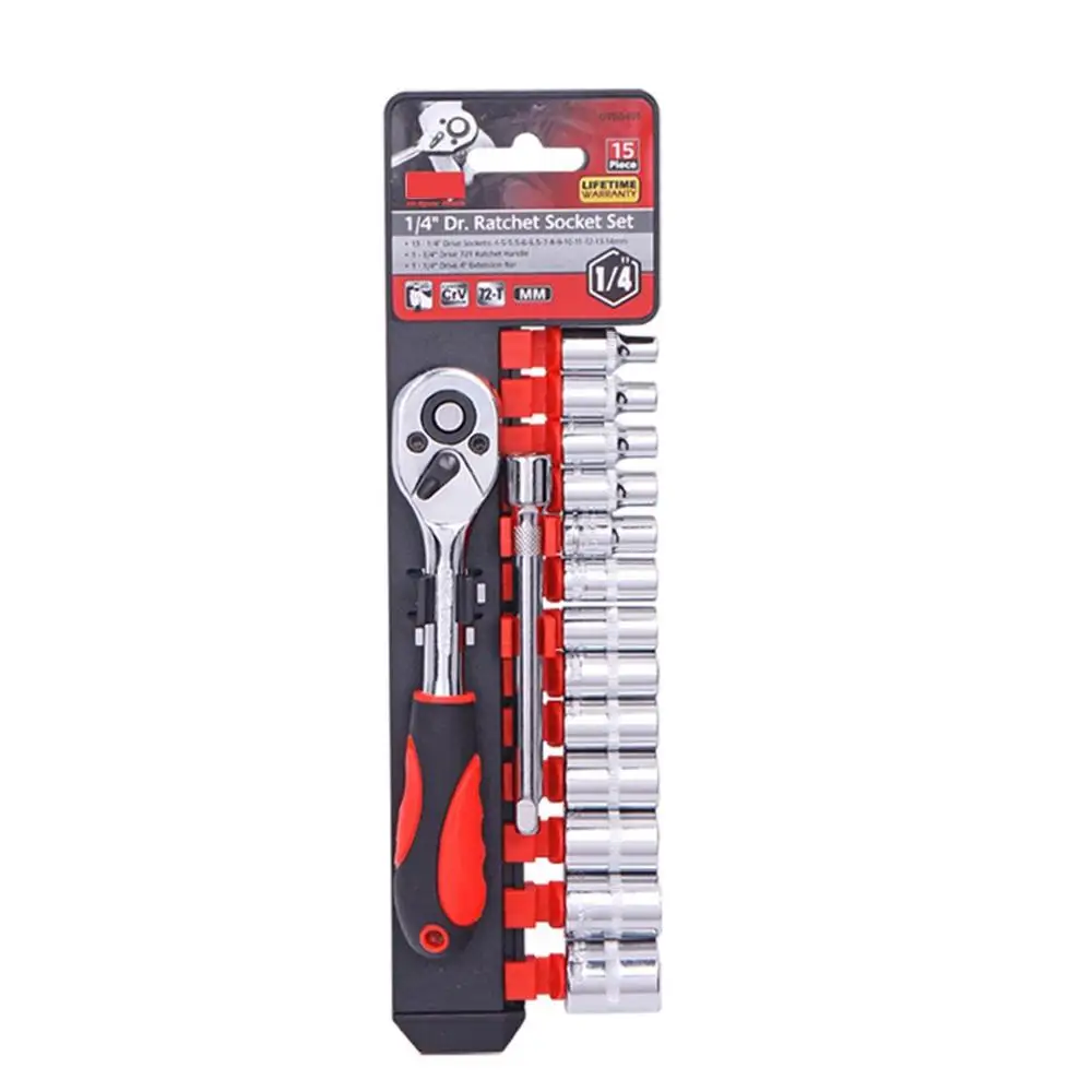 

Hand Socket Wrench Set Fast Ratchet Wrench Auto Repair Tool Set Screwdriver Kit Accessories Repair Hand Home Tools