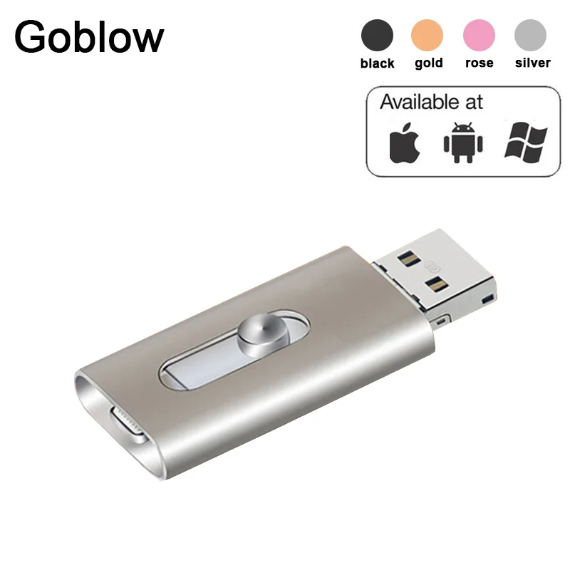 Otg 3 In 1 Usb Flash Drive Typec & Micro Usb 128gb 64gb 32gb 16gb