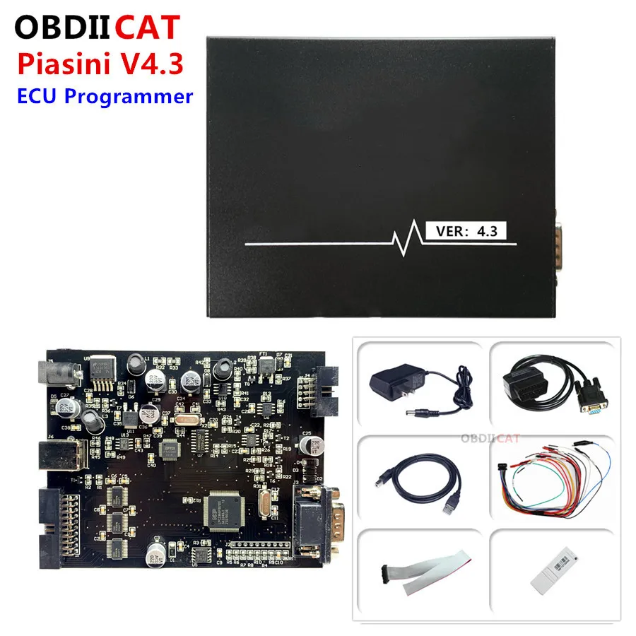 

OBDIICAT-Newest Piasini V4.3 ECU Programmer Latest Firmware Version V4.3 With USB Dongle ECU Programming Tool to Increase Power