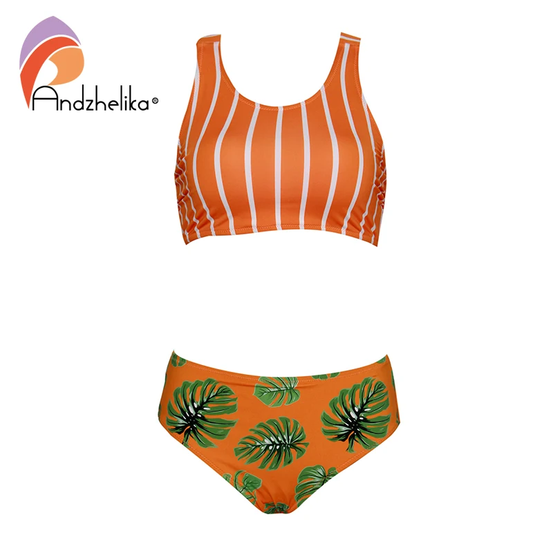 Andzhelika Smocked Green Leaves Ʈ Ű Ʈ       2021 Girls Summer Beach Bathing Suits