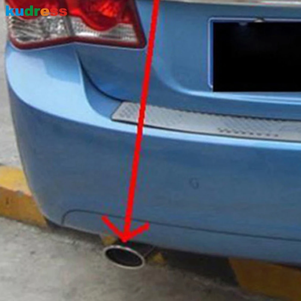 Задний глушитель выхлопной трубы из нержавеющей стали для Chevrolet Cruze 2009 2010 2011 2012 2013