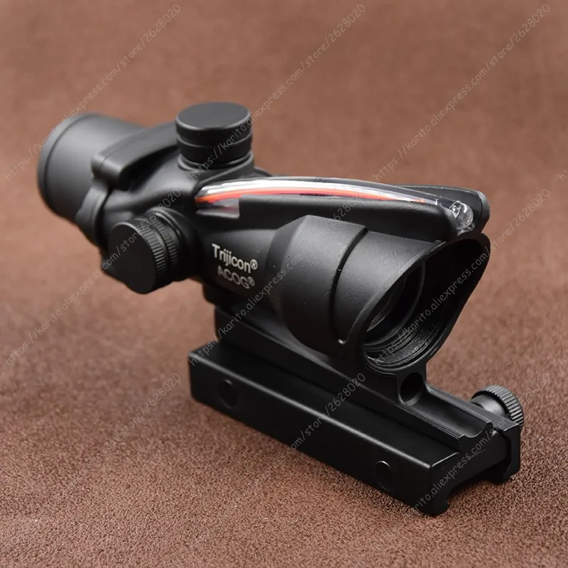 Волоконно оптический прицел на винтовку Trijicon оптическим 1x Red Dot M7262|rifle scope|tactical