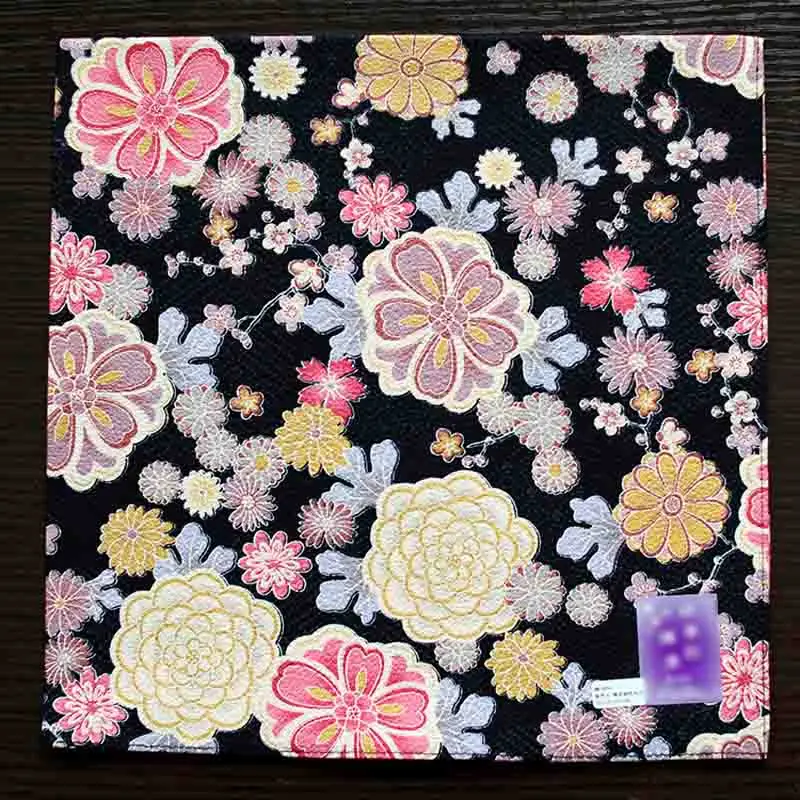  Nice Daisy Colorful Printing Large Square Handkerchiefs 53*53cm Women's Multi-use Soft Cotton Kerch