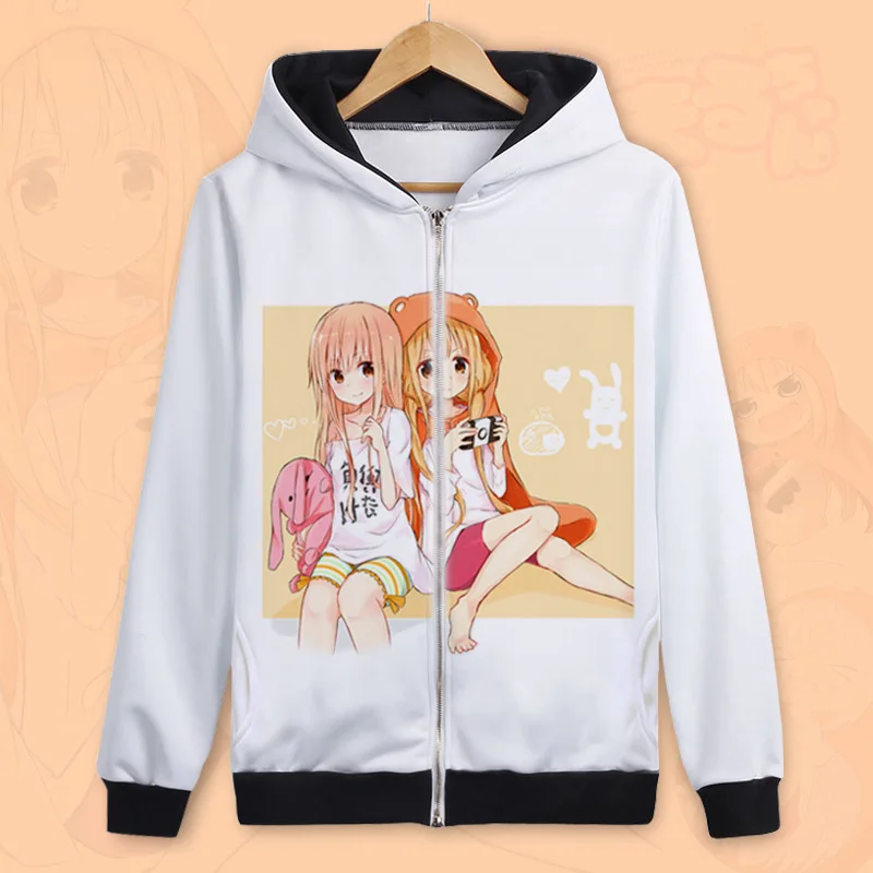 Style10 Himouto! Umaru-chan мультипликационный персонаж дома Умару с милым принтом с капюшоном, косплей костюм для мужчин и женщин, весенне-осенняя Повседневная Толстовка, уличная одежда - Цвет: Style10