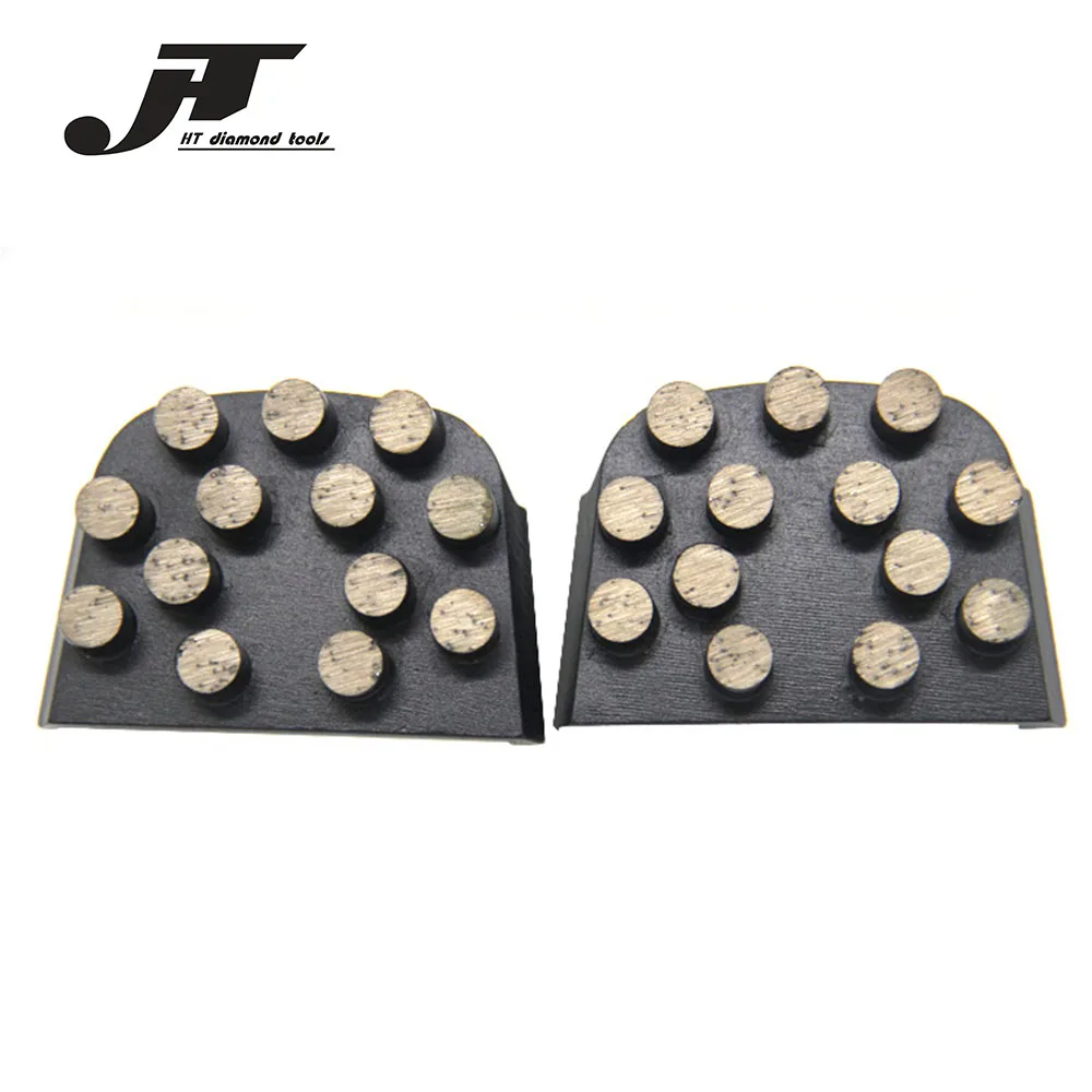 

Premium Quality Lavina Diamond Grinding Block with 13 Round Bar Segments Long Grinding Life Floor Pads for Concrete 12PCS