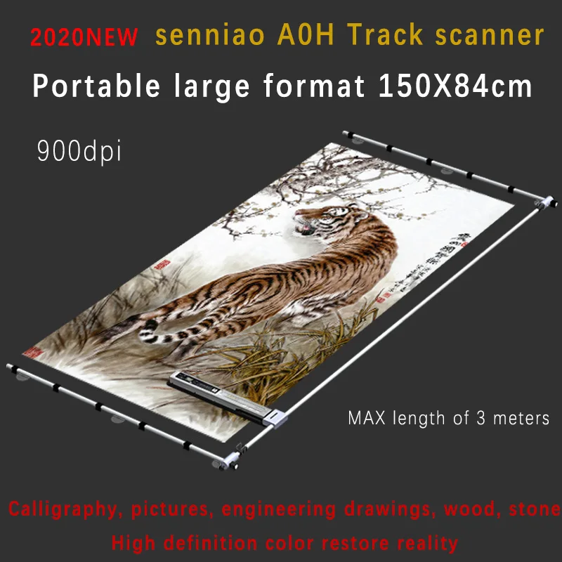 senniao A0H Track scanner Large Format HD 900dpi