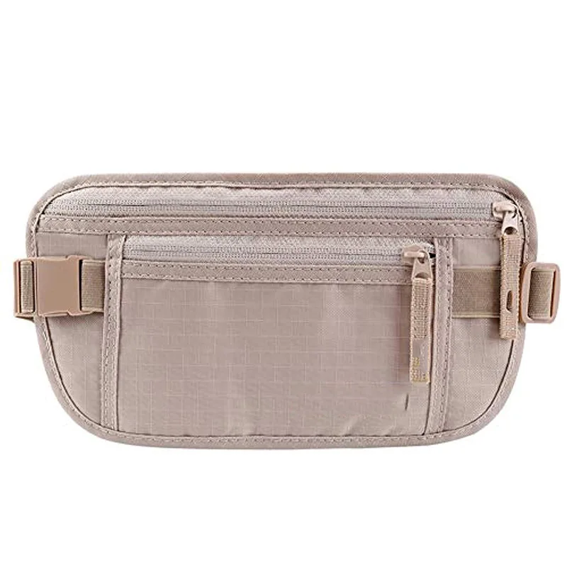 

Amazon Multi-functional Wallet Outdoor Sports Running RFID Anti-theft Pocket Waterproof Nylon Body Hugging Thin Wallet