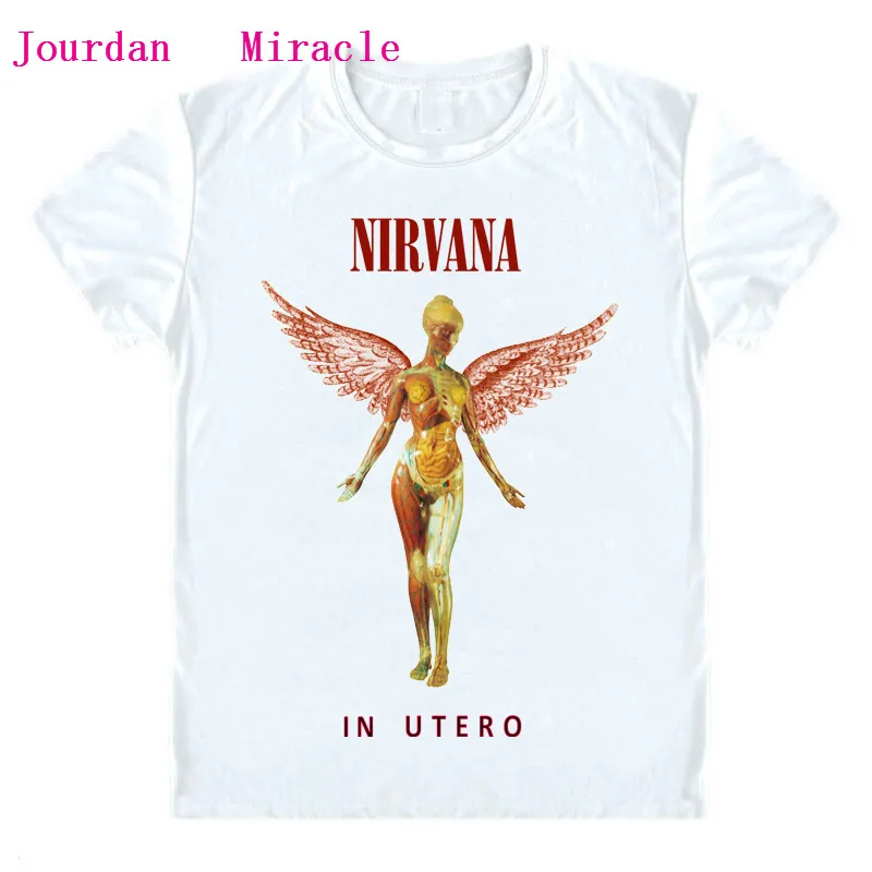 Nirvana T-Shirt Vintage 90's Rock Classic Funny Tee Shirt Hanson Brothers Cool Music Top image 2