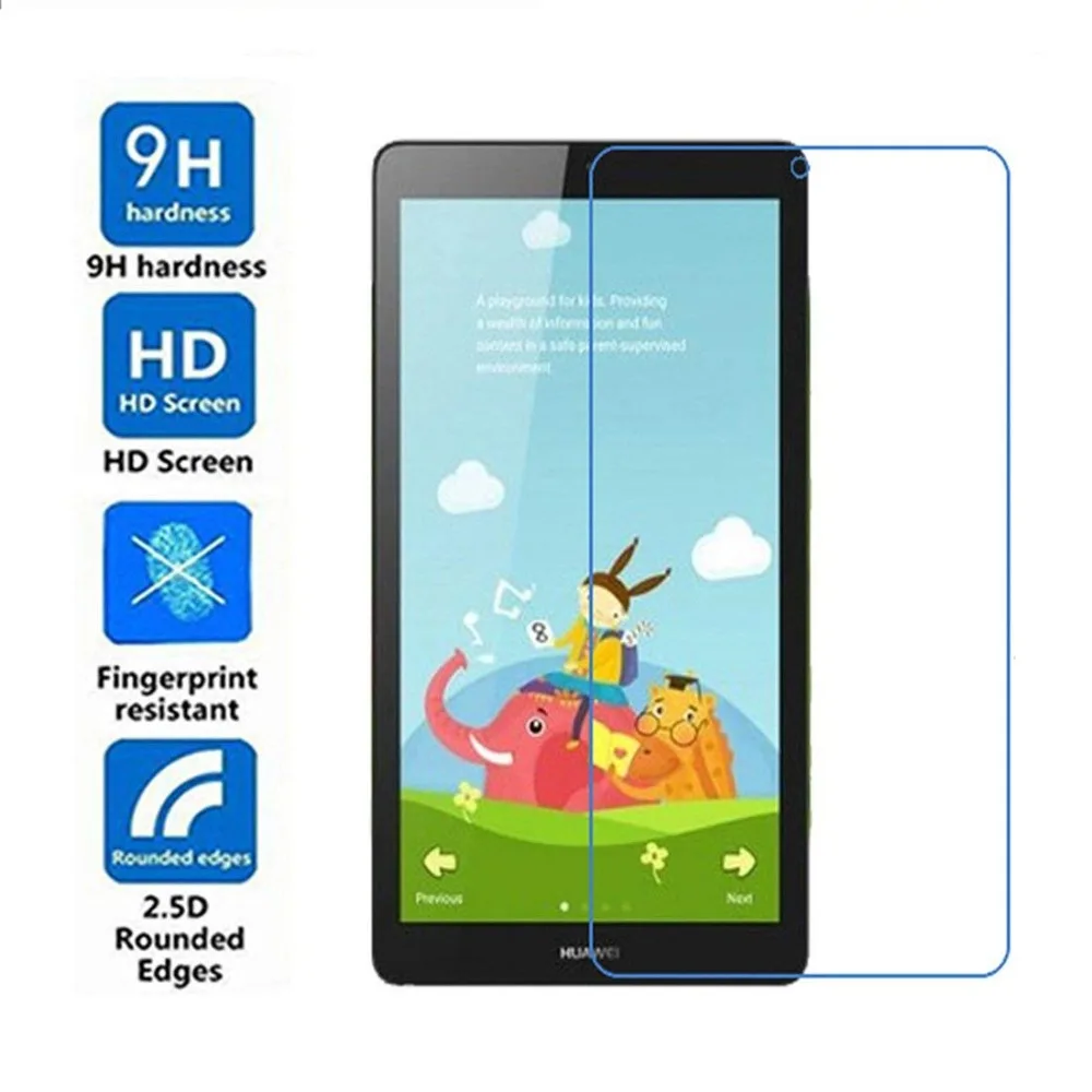 Закаленное стекло для Huawei Mediapad T3 10 9 6 AGS L09/AGS L03 Защита экрана 7 0 8 пленка|Защитные