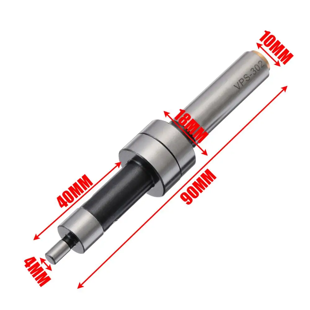 1pc CE-420 Machine Tool HSS Edge Finder Centers Speed Shank 10mm Tip 4mm For CNC Milling Mayitr High-precision Measurement Tool