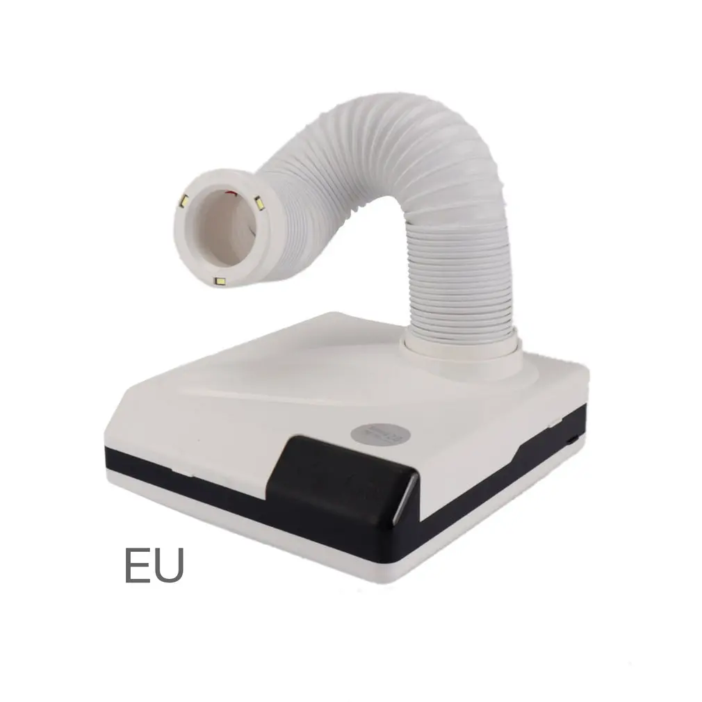 60 Вт сильная мощность всасывания выдвижной локоть гвоздь пылесборник для ногтей Вентилятор для дизайна салона маникюра с EIB машиной