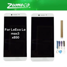 Для Letv LeEco Le max3 x850 ЖК-экран+ сенсорный экран дигитайзер золотой с инструментами лента