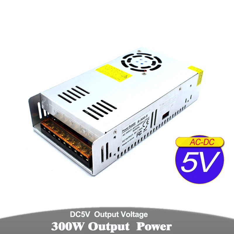 Power Supply Unit DC5V 15W 25W 40W 50W 60W 100W 150W 200W 300W 350W Led Lighting Transformer AC-DC SMPS For LED Strip Ligjt cctv