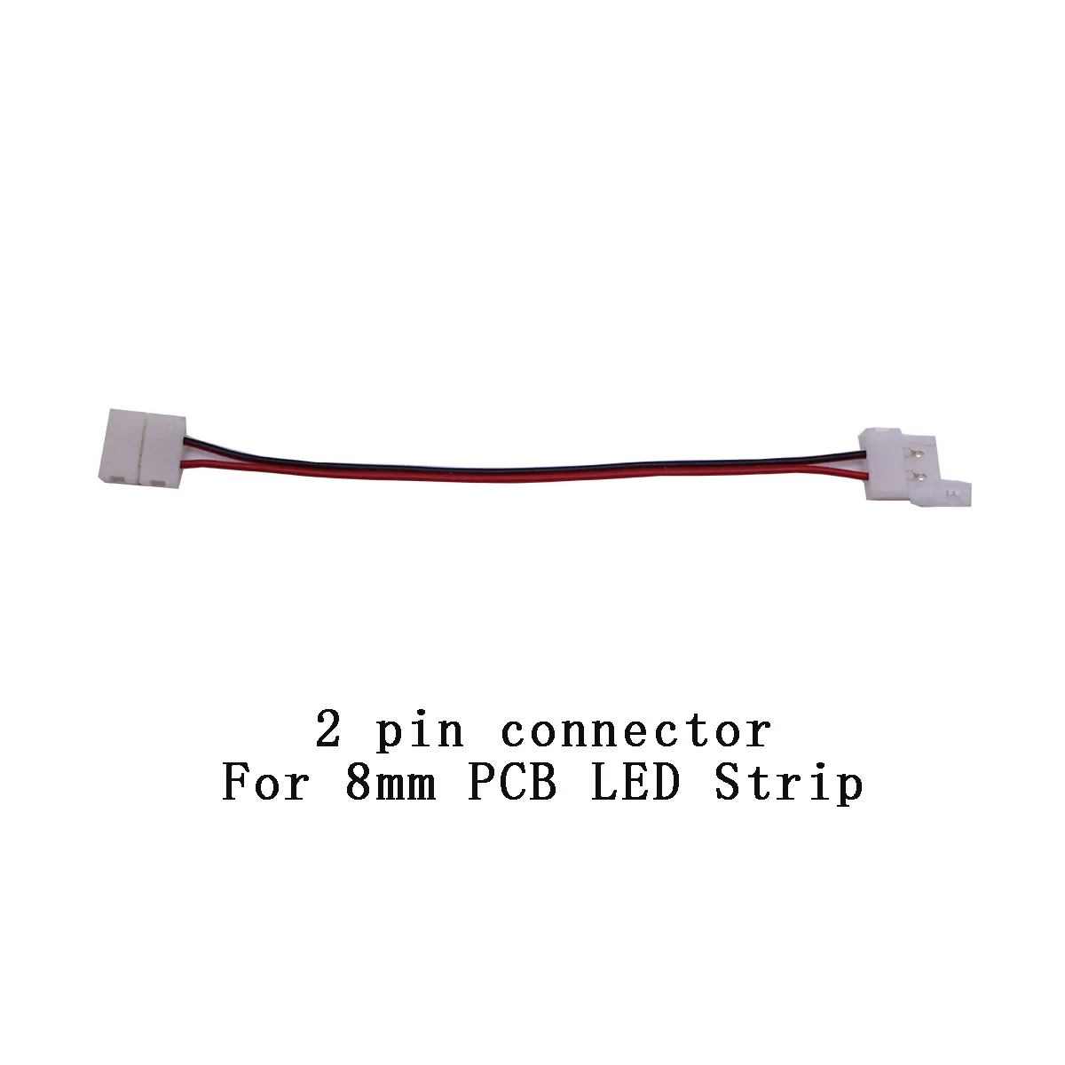 2pin 8mm Разъемы для светодиодных лент 2pin 8 мм/2pin 10 мм/4pin 10 мм/5pin 10 мм/5pin 12 мм/6pin 12 мм сварки разъем 5 шт./лот - Цвет: 2pin 8mm