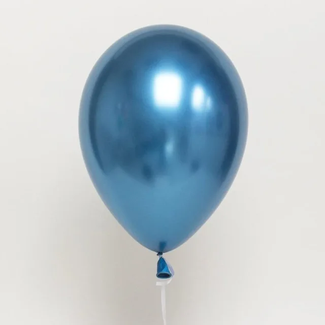 40 дюймовые воздушные шары из фольги с большим градиентом для детей 0 1 2 3 4 5 6 7 8 9 лет, украшения для первого дня рождения, большие балоны - Цвет: 10pcs 12inch Blue