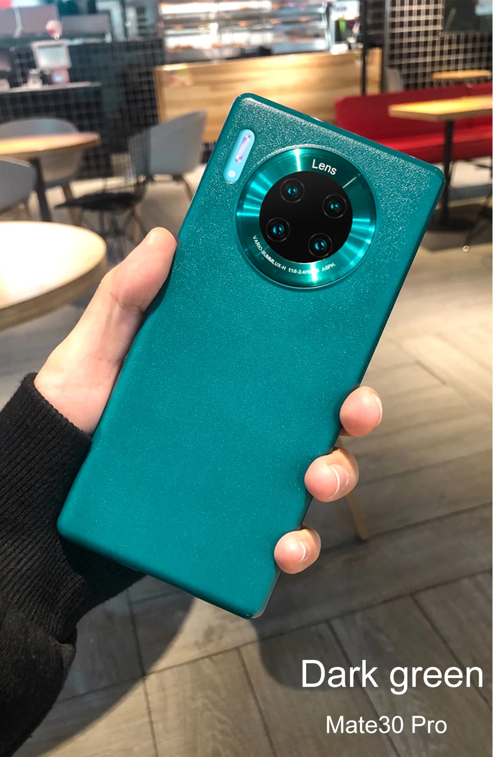Тонкий чехол для huawei mate 30 Pro 5G, жесткая задняя крышка, металлическая защита для камеры, Модный цвет, оранжевый/фиолетовый/синий/черный