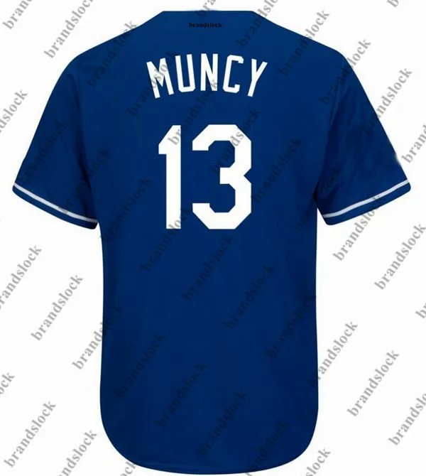 

Baseball Jerseys Los Angeles 13 Max Muncy Jersey Men's cool flex Royal White blue Grey