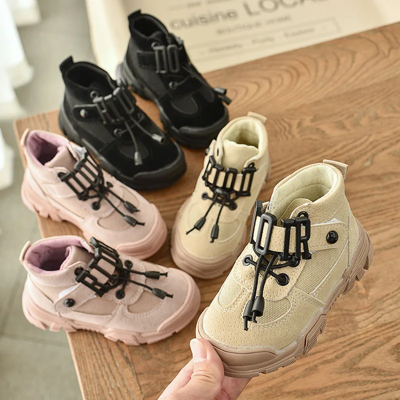  Children Boots Shoes Toddler Baby Girls Boys Winter Snow Boots Shoes Children Warm Sneaker Snow Boo