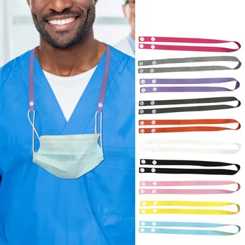 

10pcs Adjustable Mask Lanyard Handy&convenient Safety Mask Rest&ear Holder Rope Portable Mouth Mask Hang On Neck Rope Hooks Lot
