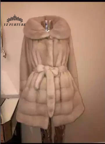 80 см длинна новое натуральное меховое пальто для женщин зимнее Норковое меховое пальто с капюшоном длинное натуральное Мужское пальто из меха норки пальто женский натуральный жакет из меха