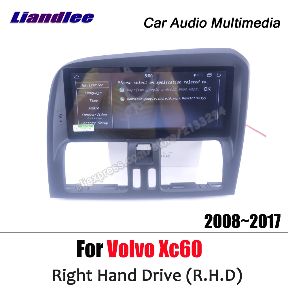 Liandlee Android 7,1 для Volvo XC60 правый руль RHD 2008~ стерео BT Carplay камера карта gps-навигатор мультимедиа