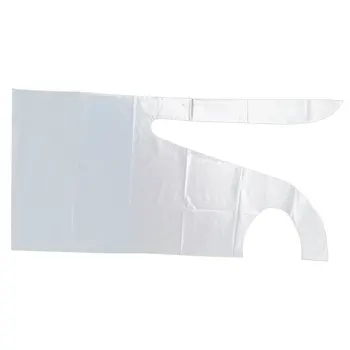 

Flat Pack and Roll of Disposable Plastic Aprons High Density Polythene Plastic apron Home Kitchen Thicken Aprons