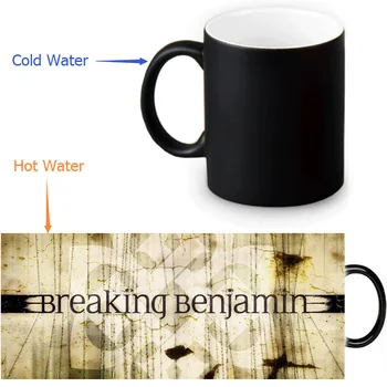 

Keltic Knot Of Breaking Benjamin coffee mugs Magic mug novelty heat changing color transforming Tea Mug 11oz
