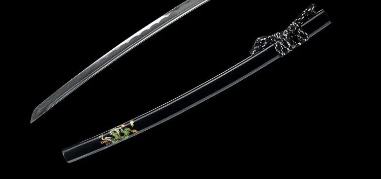 Japanese Swords Real Katana Sword 1060 Carbon Steel Skull knife Tan Blade Wave Hamon Samurai Katana Battle Ready Japanese Swo