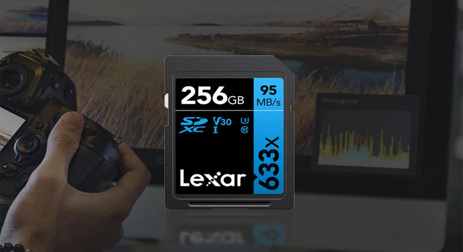 Lexar Genuine 95MB/s 633x SD Card 32/64/128/256/512GB  flash card SDHC/SDXC U1U3 Class 10 Memory sd Card  For DSLR HD video card