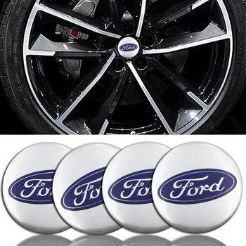 

4pcs Fashion Car Styling Wheel Center Cap Car Wheel Badge Sticker for Ford 2 3 4 5 Mk2 Mk3 Mk4 Mk5 Ranger Fiesta Car Accessories