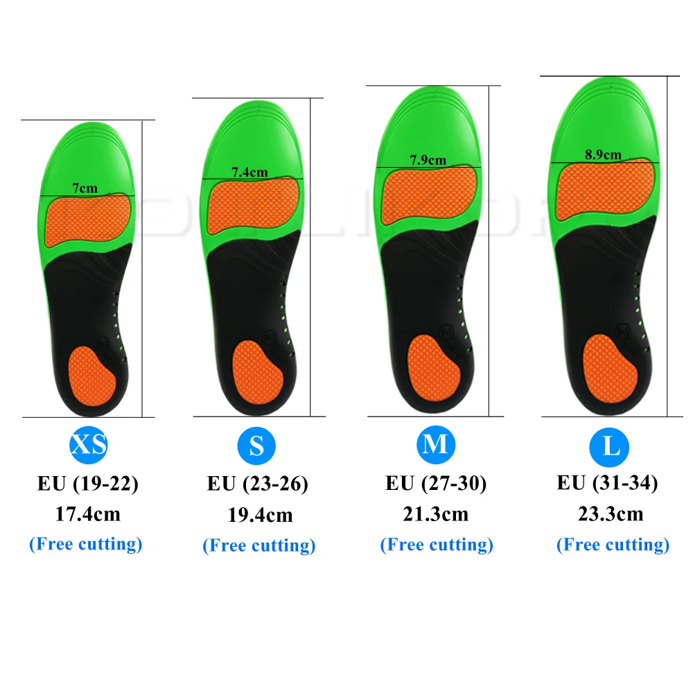 Kids Orthotics Insoles Flat Feet Shoes Sole Orthopedic O/X Type Legs Valgus/Varus Child  Arch Foot Pad Sports Shoes Inserts