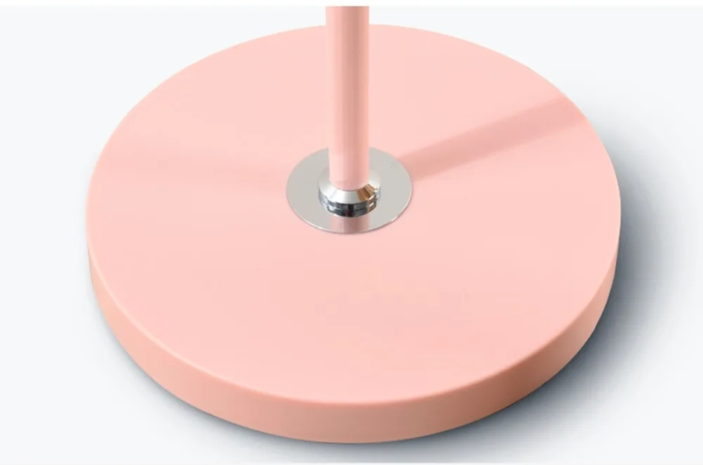 pink floor lamp E27 living room lamp bedroom light floor light Nordic floor light metal light