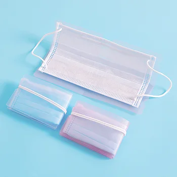 

1000pcs/lot Portable Foldable Face Masks Storage Clip Holder Dustproof Masks Case Disposable Storage Organizer wholesale