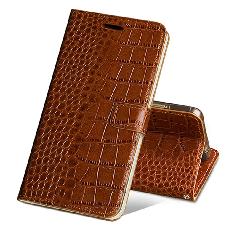 Flip Case For Huawei P10 P20 P30 lite Mate 20 lite Pro P Smart Y6 Y7 Y9 2019 Crocodile Grain For Honor 8X 9 9X 10 lite case