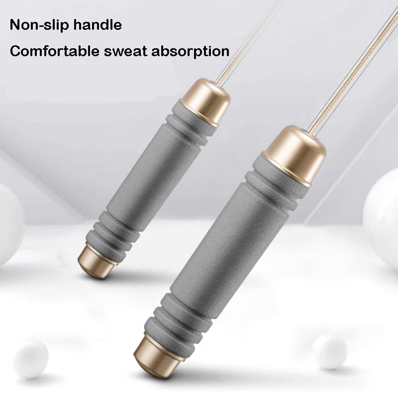 Speed skipping rope bearing steel rope skipping rope for fitness training men and women weight loss equipment