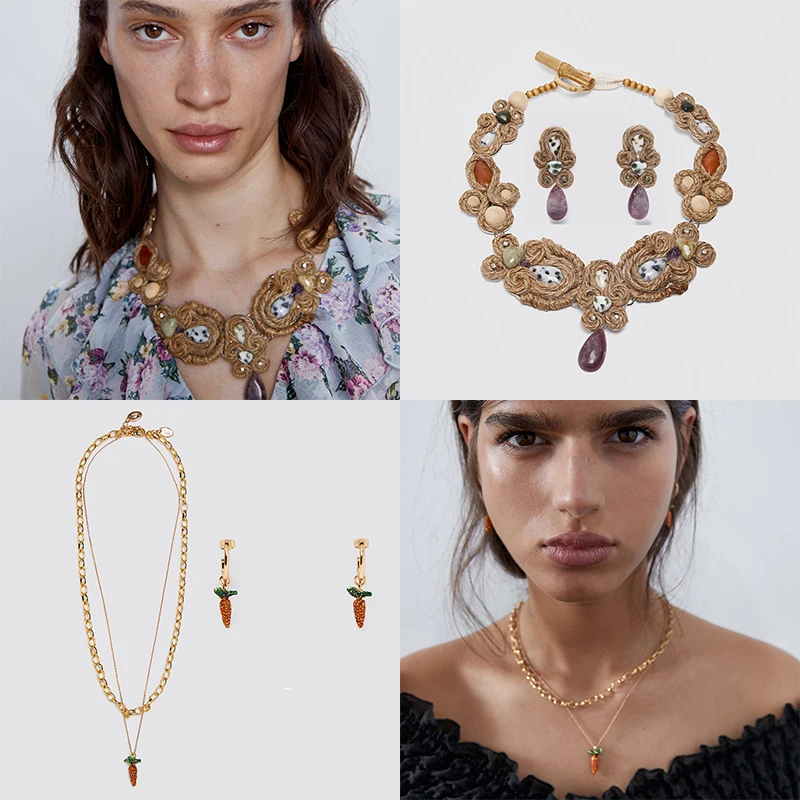 Модное богемное ожерелье ручной работы с подвеской в виде вишни для женщин