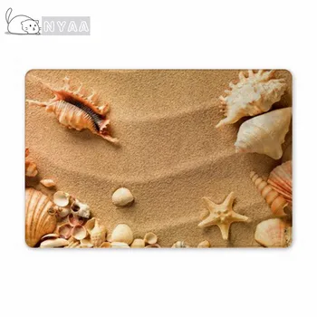 

Multi Sizes Mediterranean Style Bathroom Carpets Bath Mat Set Thicken 3D Printed Bathroom Floor Carpets Toilet Rugs WC Doormat