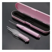 2 комплекта в упаковке, светодиодный светильник-ложка для ушей, Детский Светильник-ложка для ушей, СВЕТОДИОДНЫЙ Набор для ушей, набор инструментов для детских ушей, светильник для хранения