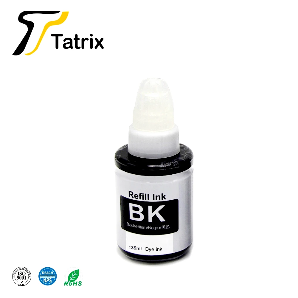 Tatrix GI190 GI-190 GI 190 Premium Compatibele Kleur Fles Op Water Gebaseerd Bijvullen Inkt Tintas Voor Canon PIXMA  G1100/G1110/G2100/G2110/G3100/G3102/G3110/G3111/G4100/G4110/G4111 Printer