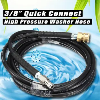 

5800PSI Pressure Washer Hose Tube 3/8 Inch Quick Connect For Pressure Washer UK Washer Garden Clean Vehicle Tools