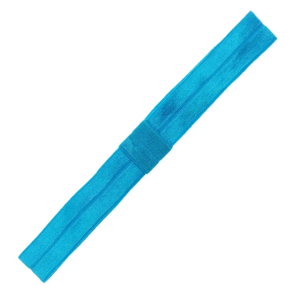 turquoise 5 шт., 19 цветов, 2 см x 18,5 см, эластичная лента, многоцветная, спандекс, лента для повязки на голову, кружевная отделка, пояс, аксессуары для одежды - Цвет: turquoise