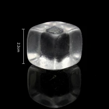 100 шт./лот ледяной камень виски лед ликер прозрачный кристалл камень Бар Ресторан кухонные принадлежности