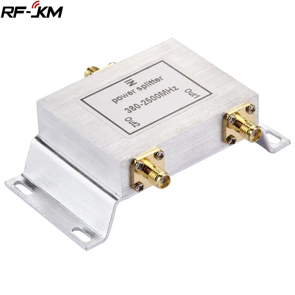 Way Sma Power Splitter 380mhz2500mhz Sma Conector Fêmea Splitter Divisor Divisor de Potência para Gps Wifi Impulsionador 2