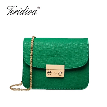 

Teridiva Women Bags Fashion Brand Famous Designer Mini Shoulder Bag Woman Chain Crossbody Bag Messenger Handbag Bolso Purse
